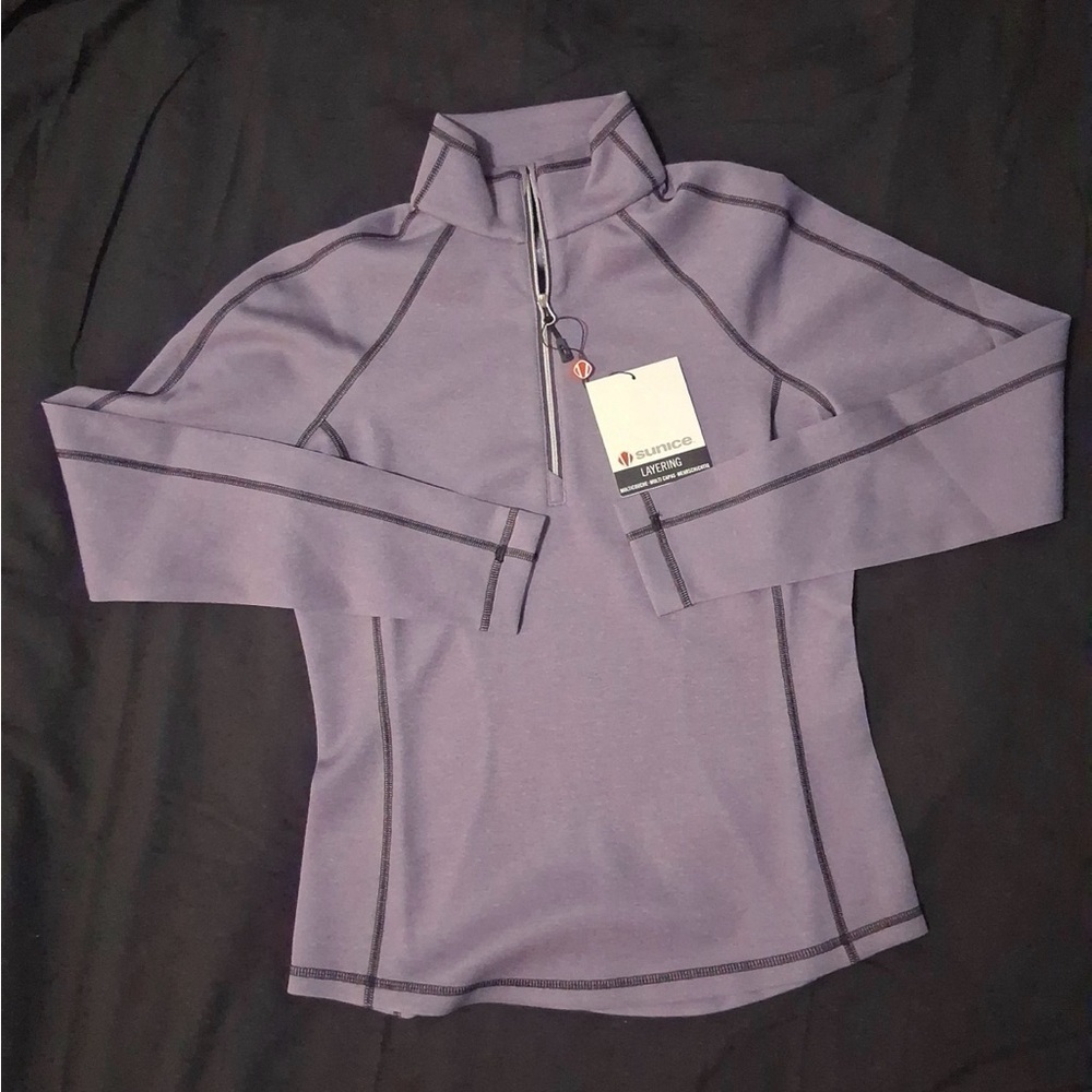 Sunice Purple Athletic Pull Over